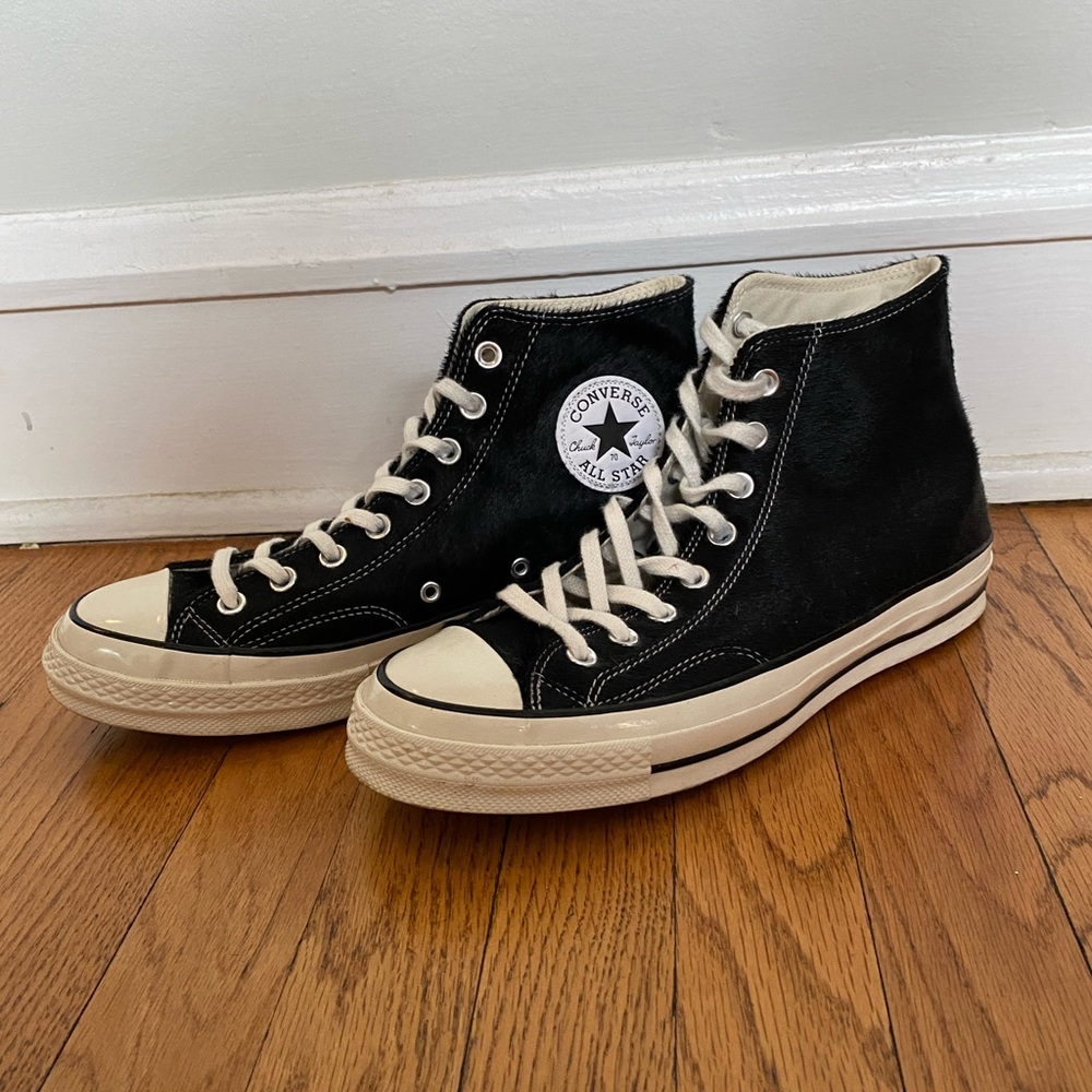 Chuck 70 Hi Pony Hair Black Converse
